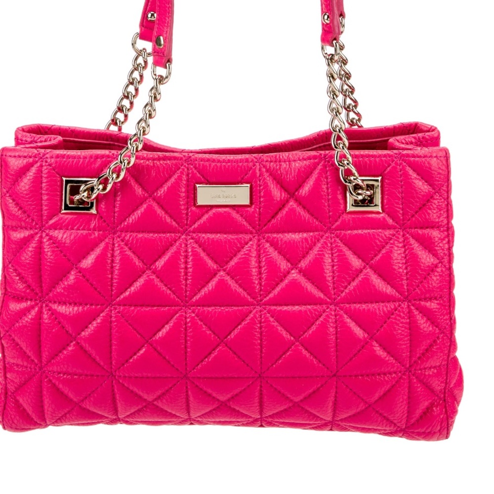 Kate Spade New York Chain link leather tote bag